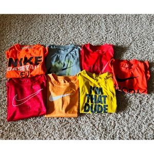 7 size 6 boy Nike shirts